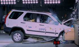 2002 Honda crv crash test results #3