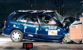 Nissan almera euro ncap crash test #9