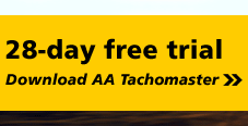 28-day free trial - download AA Tachomaster