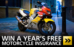 Win a Years Free Motorcycle Insurance - click here