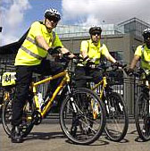 Patrols on push bikes