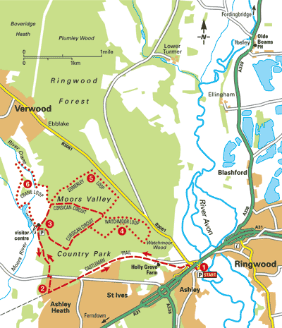 moors valley map