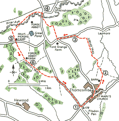 Forde Abbey And The Valley Of The Axe - Walks - The Aa