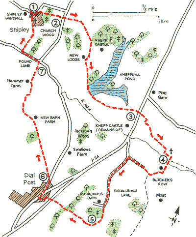 Hilaire Belloc's Shipley - Walks - The Aa