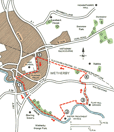 River Wharfe Map
