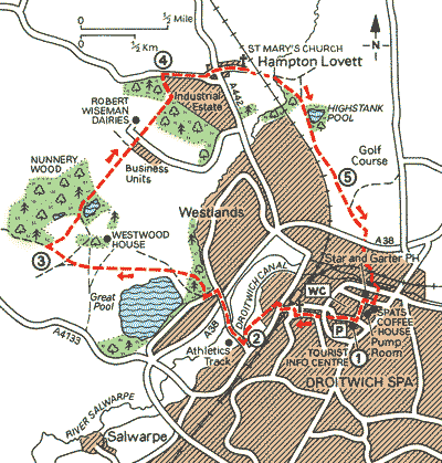 Droitwich Spa Map