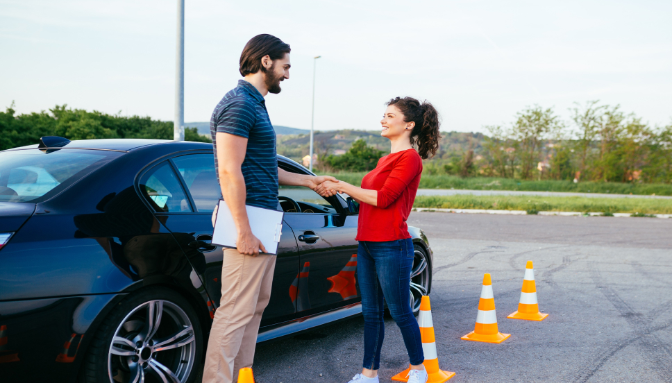 Test booking An image representing a person undertaking their practical driving test