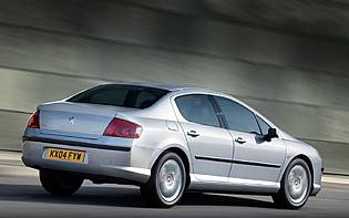 picture of peugeot 407 from the rear