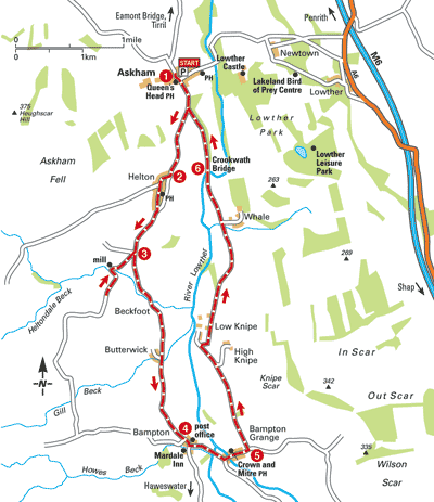 Around Askham and Bampton - Bike Rides - The AA