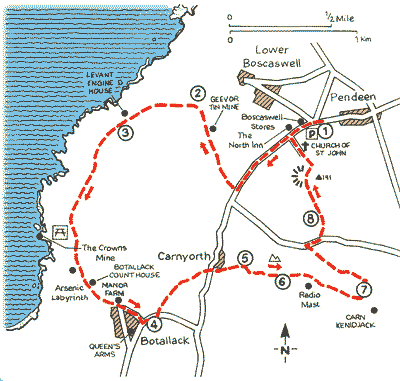 The Tinners' Trail at Pendeen - Walks - The AA