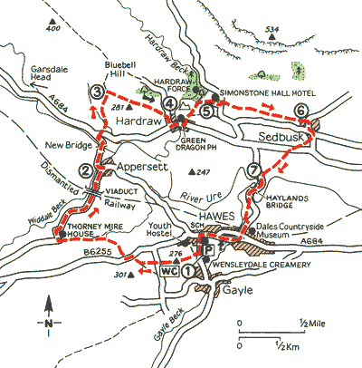 Hawes and Hardraw - Walks - The AA