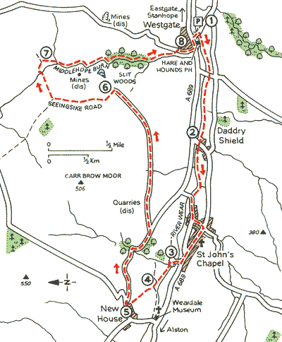 Through Meadow and Woodland in Weardale - Walks - The AA