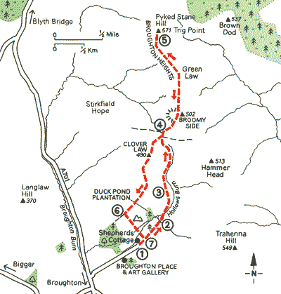 Thirty-Nine Steps in Broughton - Walks - The AA