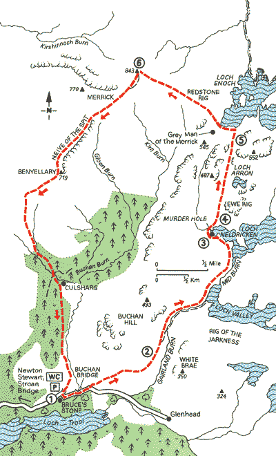 Cycling on the Merrick - Walks - The AA