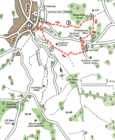 Winchcombe and Sudeley Castle - Walks - The AA