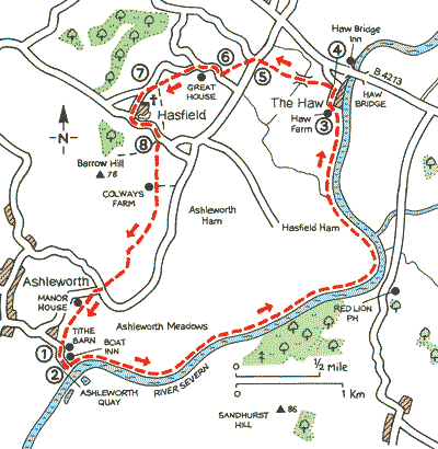 Severnside at Ashleworth and Hasfield - Walks - The AA