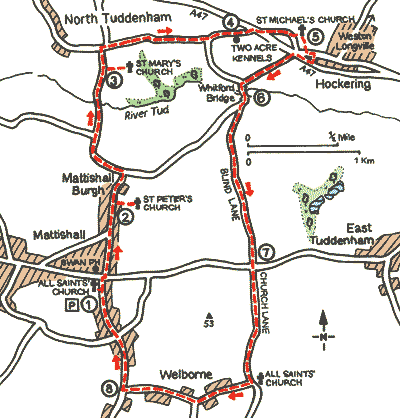 Mattishall and Parson Woodforde - Walks - The AA