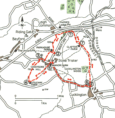 Coneygore Hill and Cucklington - Walks - The AA