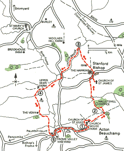 Two Frome Valley Churches - Walks - The AA