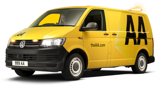 Yellow AA van