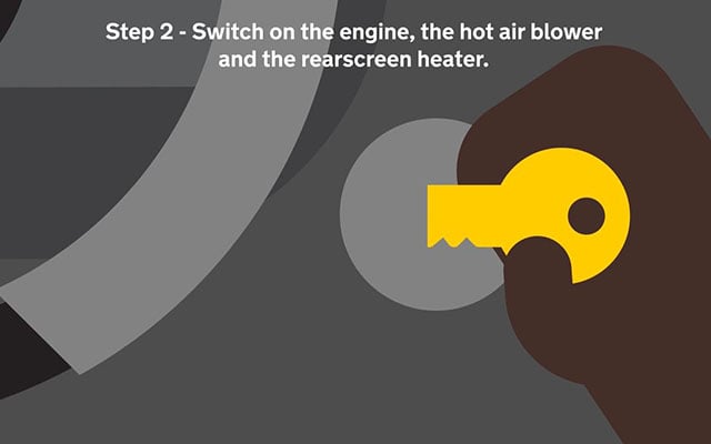 Step 2 - Switch on engine
