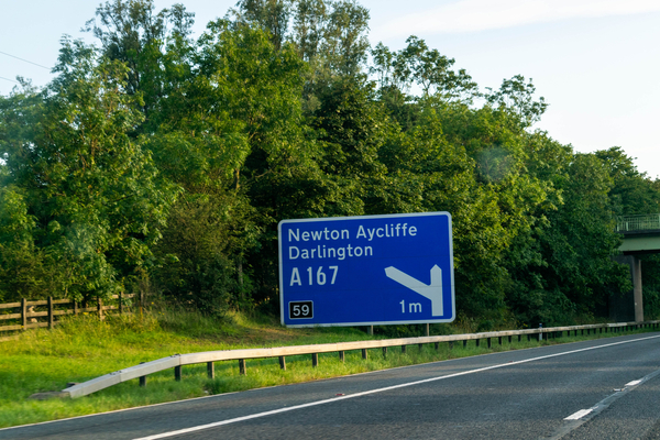 Motorway slip road